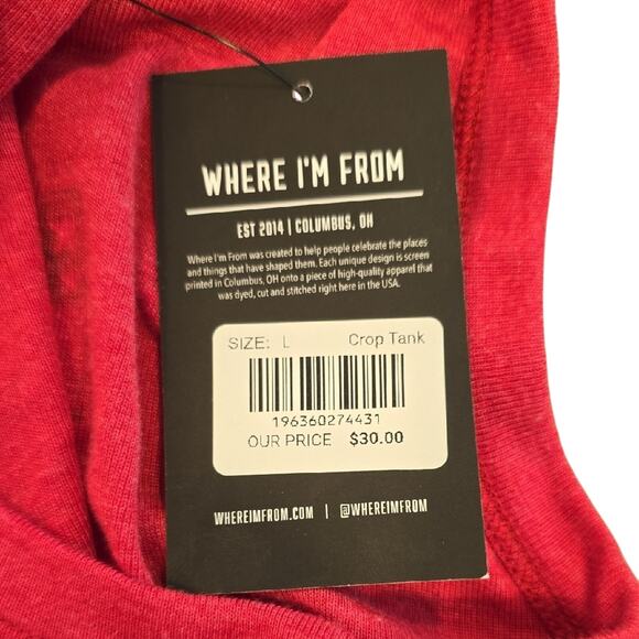 Where Im From NSH Tank Top In A Size L Nwt - Picture 2 of 3